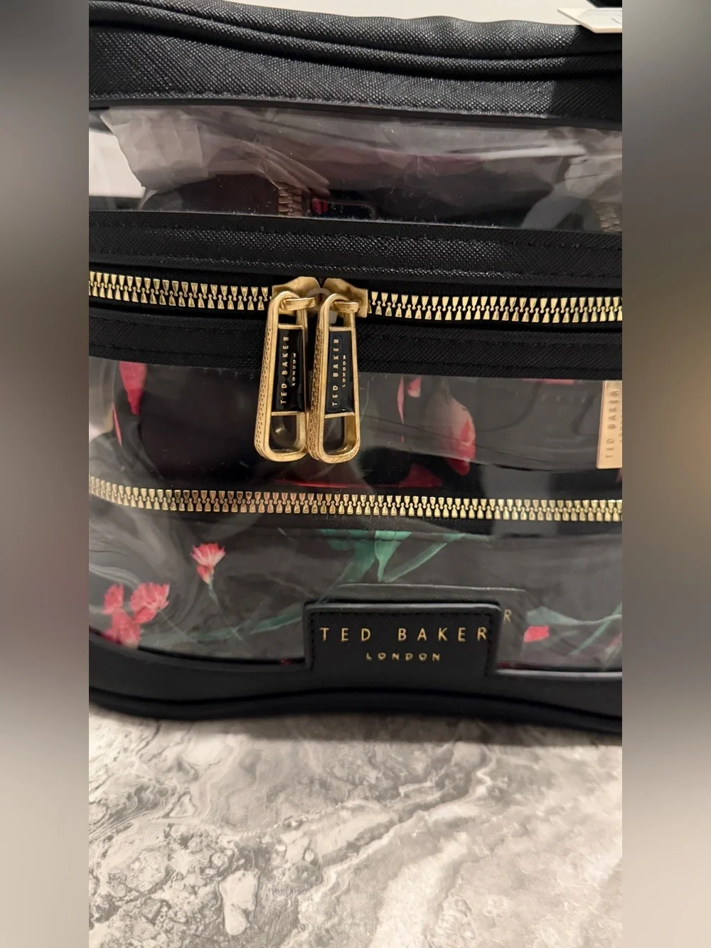 NWT Ted Baker London 4-Piece Cosmetic Bag Set